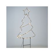 Solight LED venkovní dekorace vánoční stromeček, 85x LED, časovač, 68cm, 3x AA - 1V290 - 5