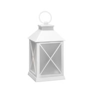 Solight LED vánoční lucerna bílá, 20cm, časovač, 2x AA - 1V288 - 9