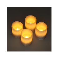Solight sada LED svíček s časovačem, 4x svíčka, 6,5cm, stříbrná barva, 4xCR2032 součástí - 1V284 - 4