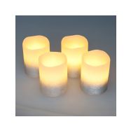 Solight sada LED svíček s časovačem, 4x svíčka, 6,5cm, stříbrná barva, 4xCR2032 součástí - 1V284 - 7