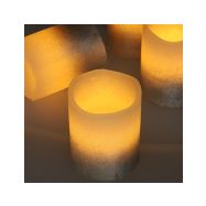 Solight sada LED svíček s časovačem, 4x svíčka, 6,5cm, stříbrná barva, 4xCR2032 součástí - 1V284 - 8