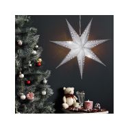 Solight LED vánoční hvězda stříbrná, závěsná, časovač, 60cm, 20x LED, 2x AA - 1V294 - 3