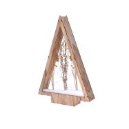 Solight LED dřevěná vánoční dekorace, zasněžené zimní květiny, 37cm, 2x AA - 1V267 - 2 Solight LED dřevěná vánoční dekorace, zasněžené zimní květiny, 37cm, 2x AA - 1V267 - 2