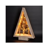 Solight LED dřevěná vánoční dekorace, zasněžené zimní květiny, 37cm, 2x AA - 1V267 - 3 Solight LED dřevěná vánoční dekorace, zasněžené zimní květiny, 37cm, 2x AA - 1V267 - 3