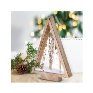 Solight LED dřevěná vánoční dekorace, zasněžené zimní květiny, 37cm, 2x AA - 1V267 - 6 Solight LED dřevěná vánoční dekorace, zasněžené zimní květiny, 37cm, 2x AA - 1V267 - 6