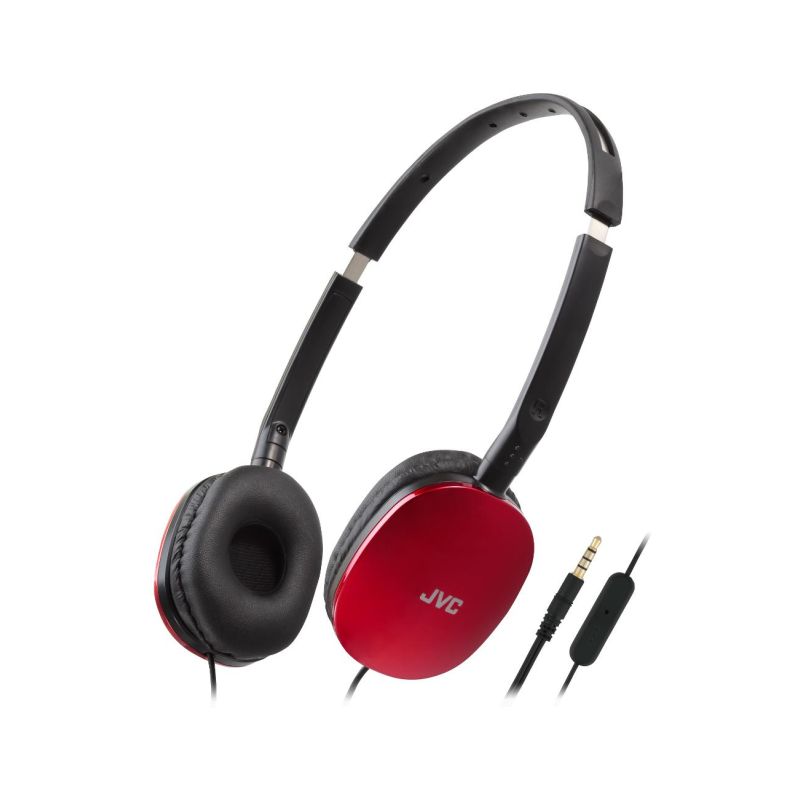 JVC HA-S160MRU - cestovní sluchátka červená - 1