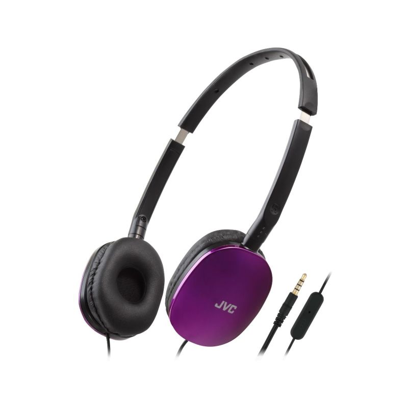 JVC HA-S160MVU - cestovní sluchátka fialová - 1