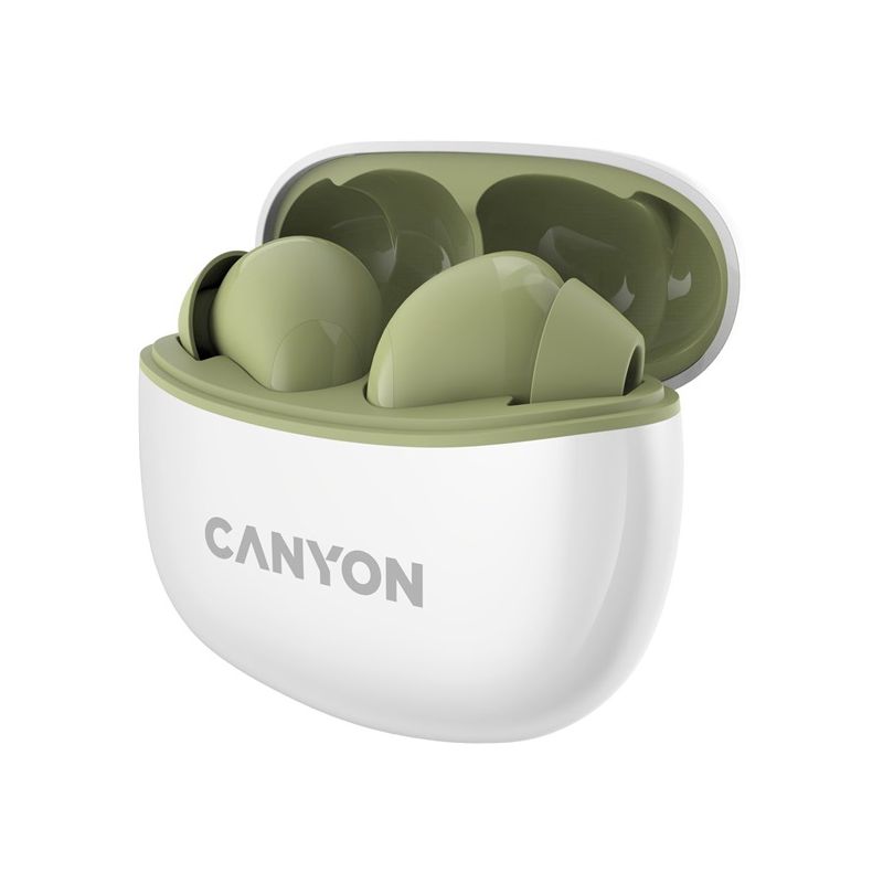 Canyon BT Sluchátka TWS-5 olivová - 1