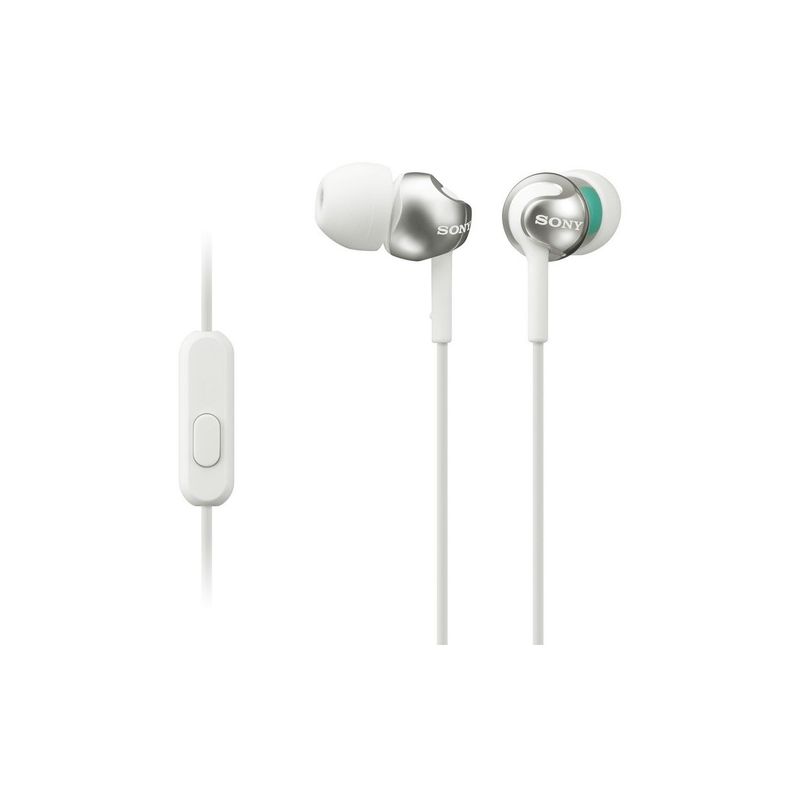 SONY sluchátka MDR-EX110AP, bílá - 1