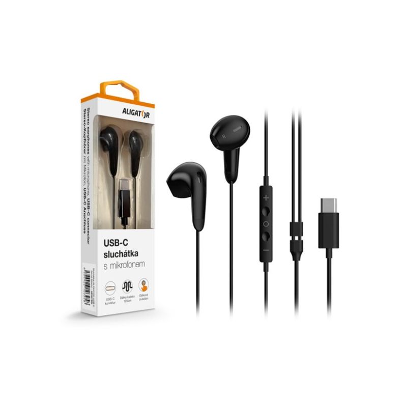 ALIGATOR Sluchátka AE007, Cool M AE007BK - 1