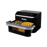 Tesla AirCook FlexiZone Q570 XXL - multifunkční duální digitální horkovzdušná fritéza 2 x 5 litrů - 7