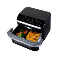 Tesla AirCook FlexiZone Q570 XXL - multifunkční duální digitální horkovzdušná fritéza 2 x 5 litrů - 8