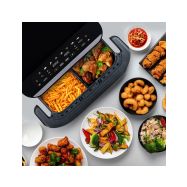 Tesla AirCook FlexiZone Q570 XXL - multifunkční duální digitální horkovzdušná fritéza 2 x 5 litrů - 12