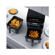 Tesla AirCook DualZone Q670 XXL - multifunkční duální digitální horkovzdušná fritéza 2 x 5 .5 litrů - 6