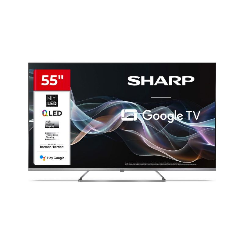 Sharp 55JP7265E - UHD QLED MiniLED Google TV 55" - 1