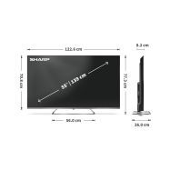 Sharp 55JP7265E - UHD QLED MiniLED Google TV 55" - 9
