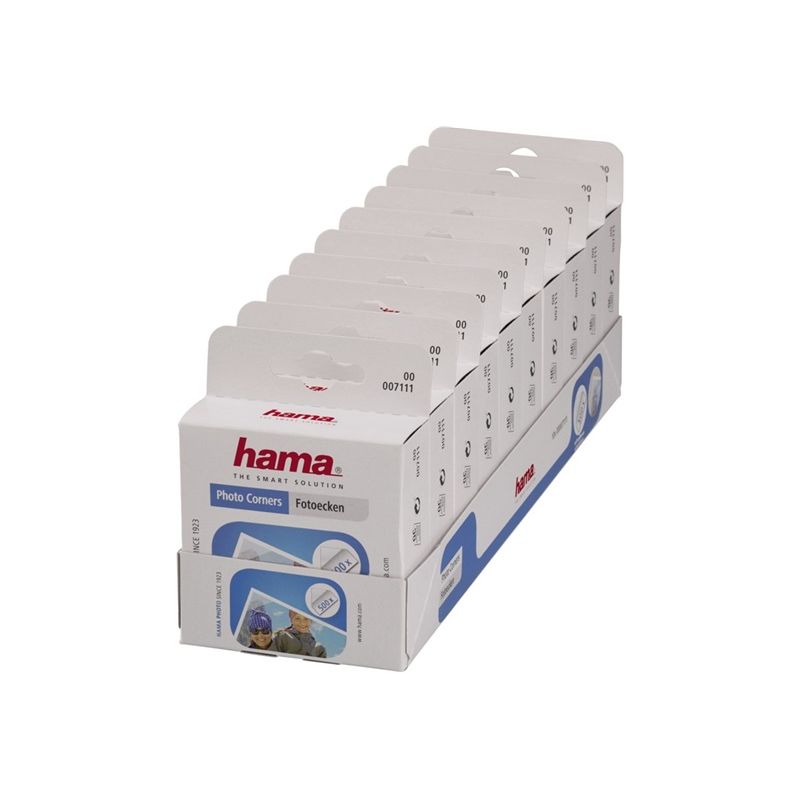 HAMA 7111 Photo corners Transparent, 500 - 1