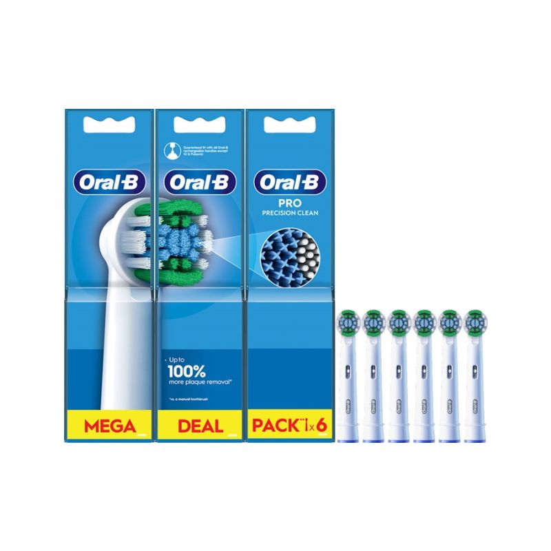Oral-B hlavice Precision Clean 6ks EB20 - 1