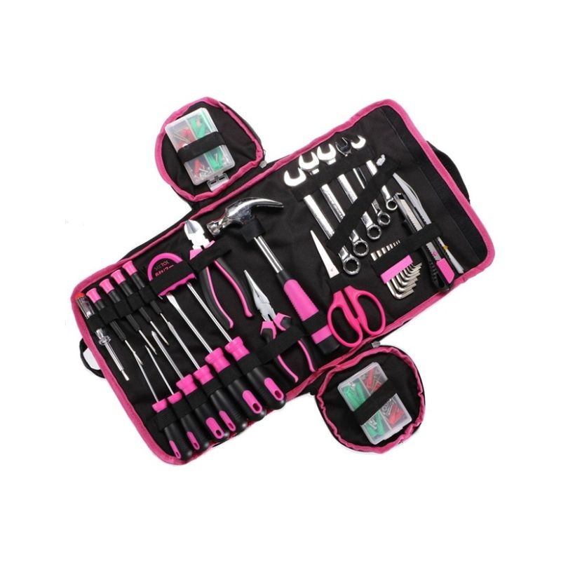 Sixtol Sada nářadí HOME PINK 120 BAG - 1