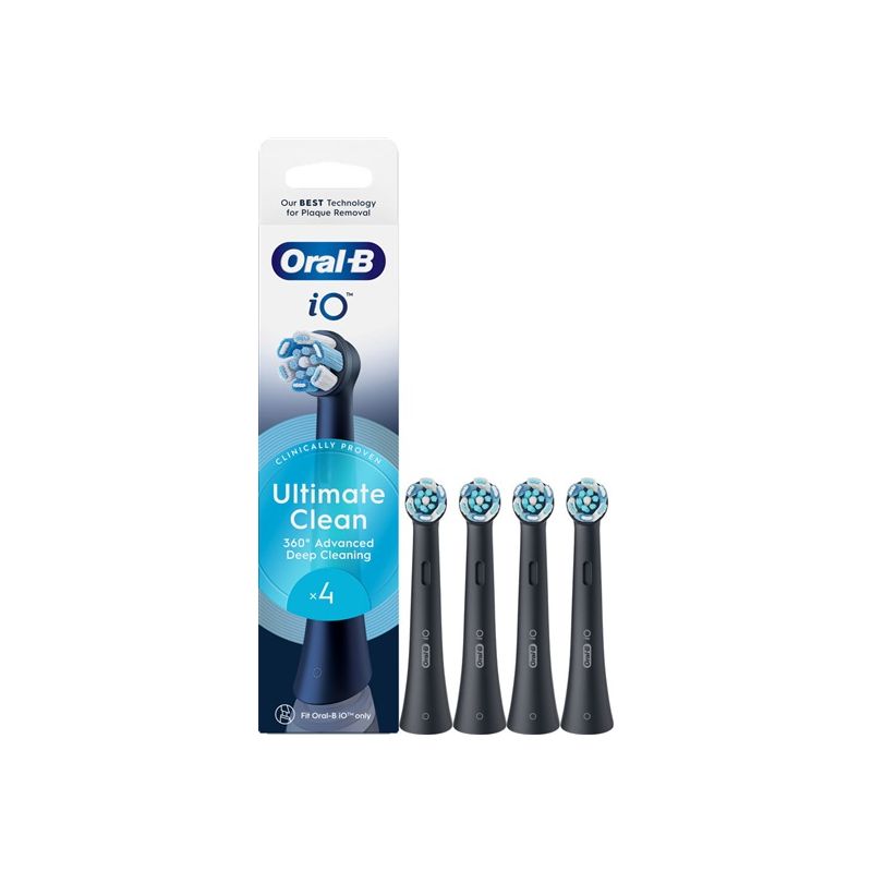 Oral-B iO Ultimate Clean Black 4ks - 1