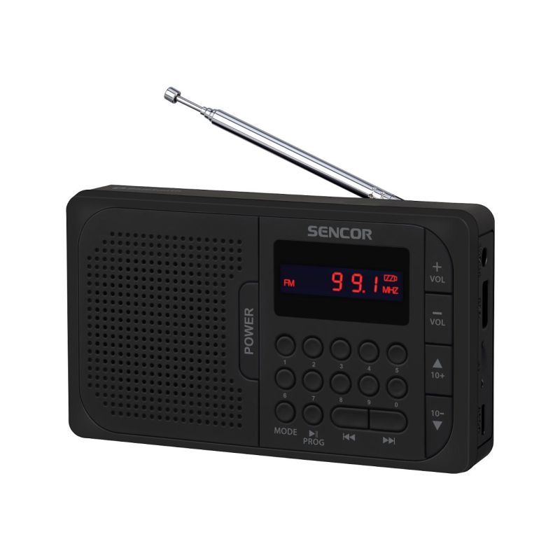 Sencor SRD 216 BK - rádio FM/BT/USB/SD - 1