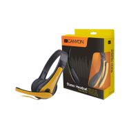 Canyon headset HSC-1, černo žlutý - 1