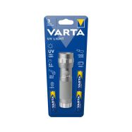 Varta 15638 LED UV+3R3 stříbrná UV Light 395 - 4