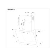 Kluge KMS6040BLG - odsavač par - 2