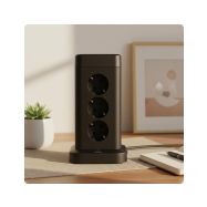 Huslog HUS1051 nabíjecí stanice 15W 12x zásuvka,2x USB-C,2x USB černá - 5