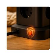 Huslog HUS1051 nabíjecí stanice 15W 12x zásuvka,2x USB-C,2x USB černá - 9