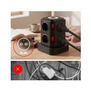 Huslog HUS1054 nabíjecí stanice 15W 8x zásuvka,1x USB-C,3x USB,1x LED světlo černá - 6