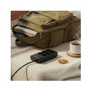 Huslog HUS1050 nabíjecí stanice 15W 6x zásuvka,2x USB-C,2x USB černá - 5