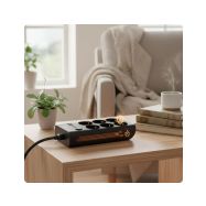 Huslog HUS1050 nabíjecí stanice 15W 6x zásuvka,2x USB-C,2x USB černá - 9