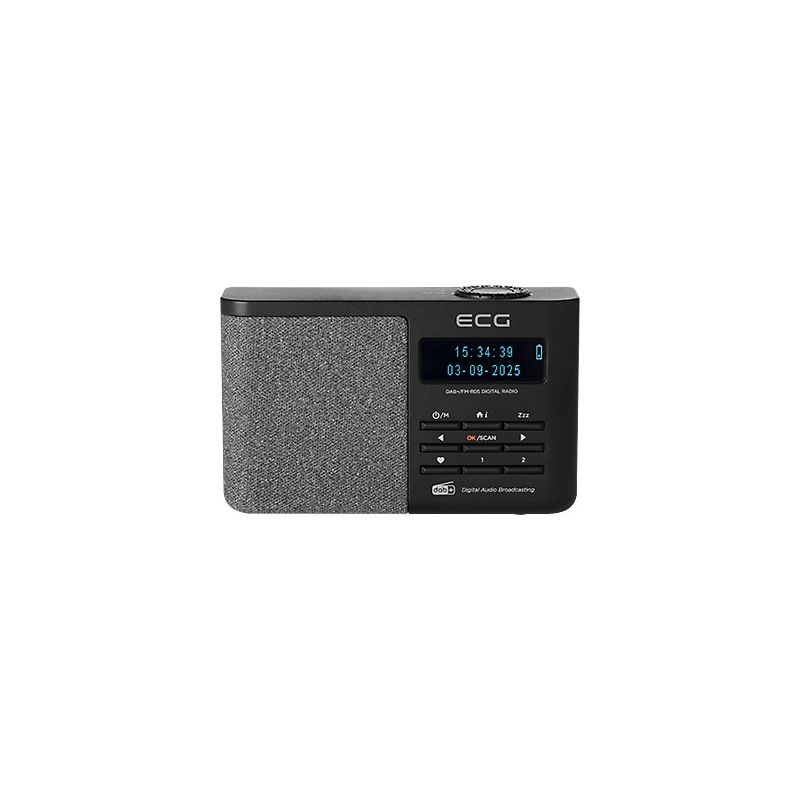 ECG RD 250 DAB Black - DAB+/FM rádio - 1