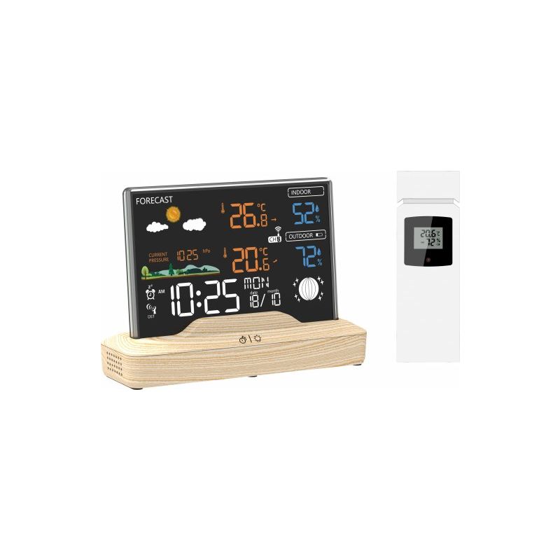 Bravo B-4960 dřevo imitace - meteostanice - 1