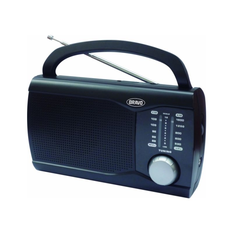 Bravo B-6009 černé - rádio analogové - 1