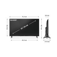 Sharp 32HF2265E - HD LED Google TV 32" - 8