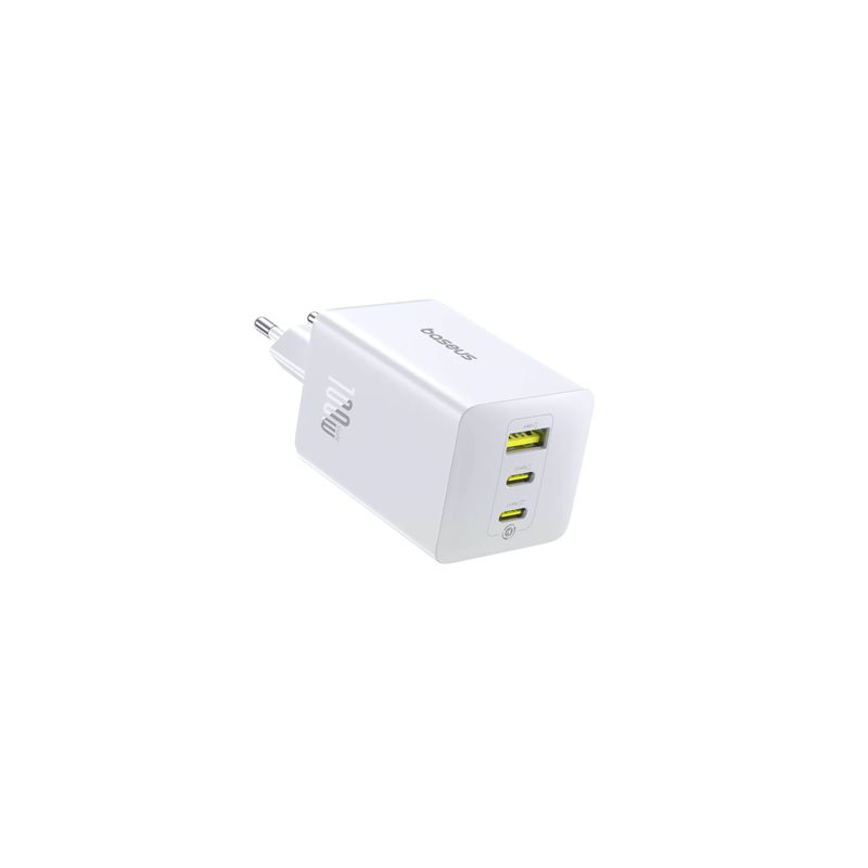 Baseus EnerFill FE11 - rychlonabíječka 100W 2xUSB-C, 1xUSB bílá - 1
