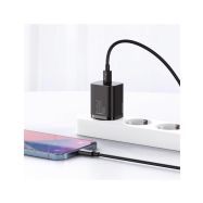 Baseus CCSUP-J01 Black - rychlonabíječka 30W, 1xUSB-C - 9