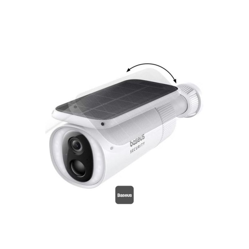 Baseus S0SW002130 Security S1 2K bílá venkovní IP kamera se solárním nabíjením - 1
