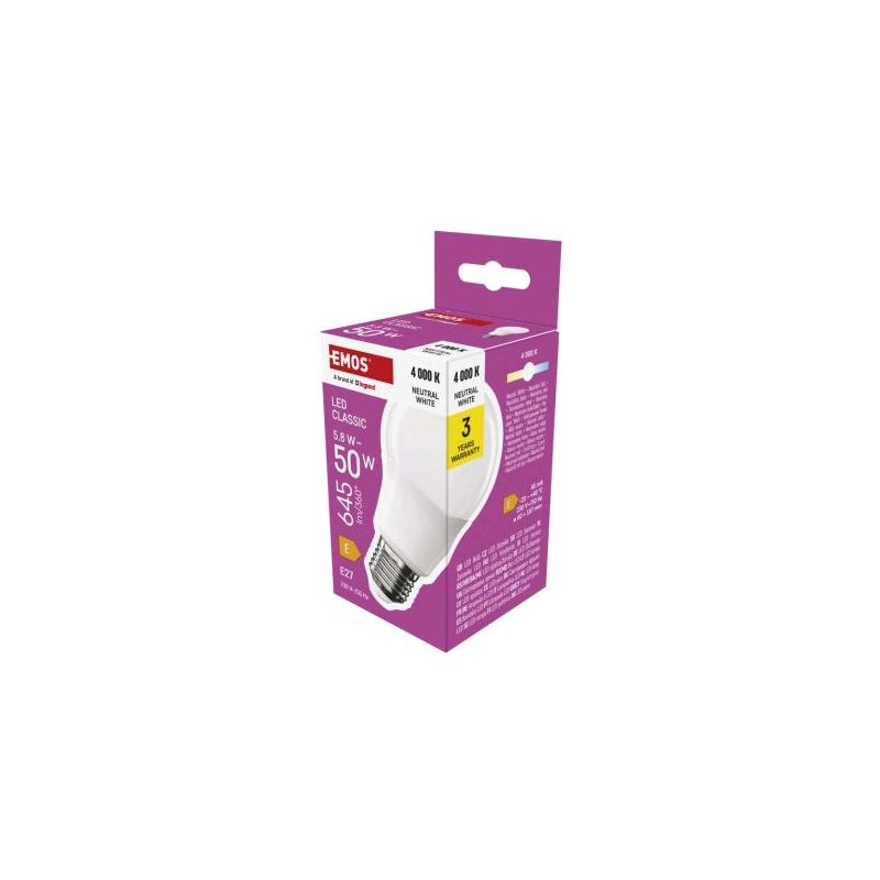 Emos ZQ5E33 LED žárovka Classic A60 / E2 - 1