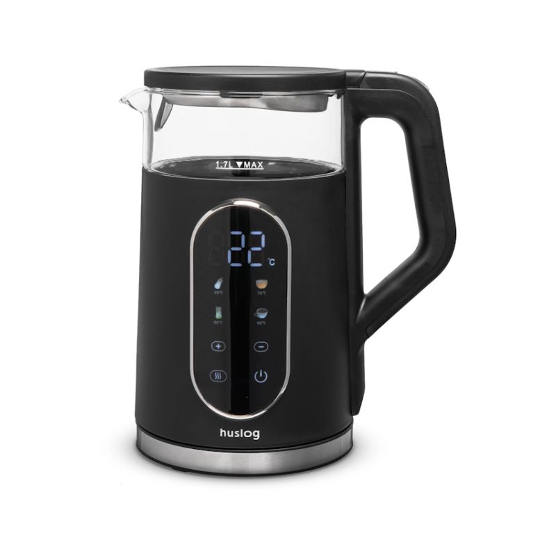 Huslog HUS1070 - varná konvice 1,7l skleněná s regulací teploty - 1