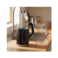 Huslog HUS1070 - varná konvice 1,7l skleněná s regulací teploty - 8