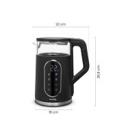 Huslog HUS1070 - varná konvice 1,7l skleněná s regulací teploty - 11