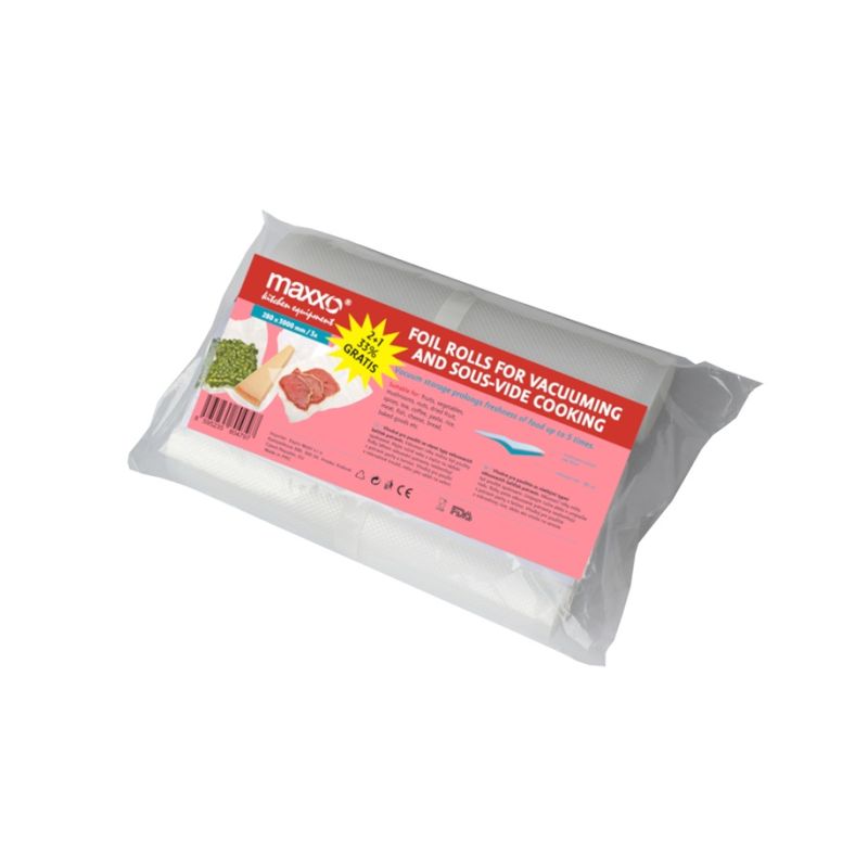 Maxxo vakuovací rolky 28x300cm 2+1 zdarm - 1