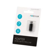 Forever T 0014093 adaptér microUSB na USB-C - 1