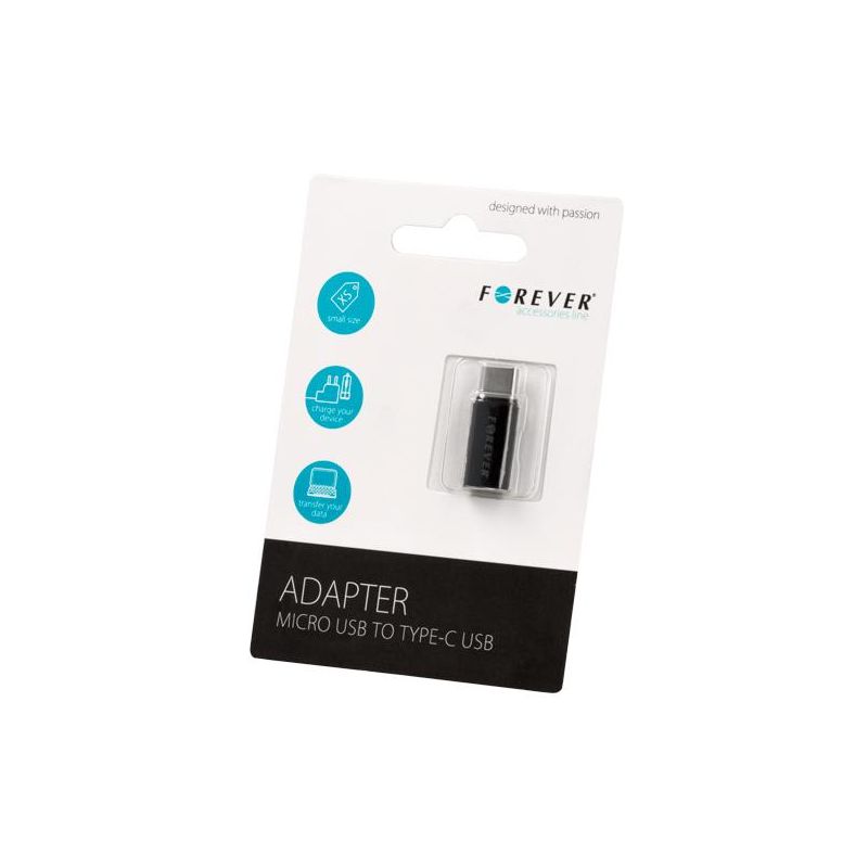 Forever T 0014093 adaptér microUSB na USB-C - 1
