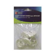 Emos A9000 ZÁTKA BEZPEČNOSTNÍ 5KS+KLÍČ - 1