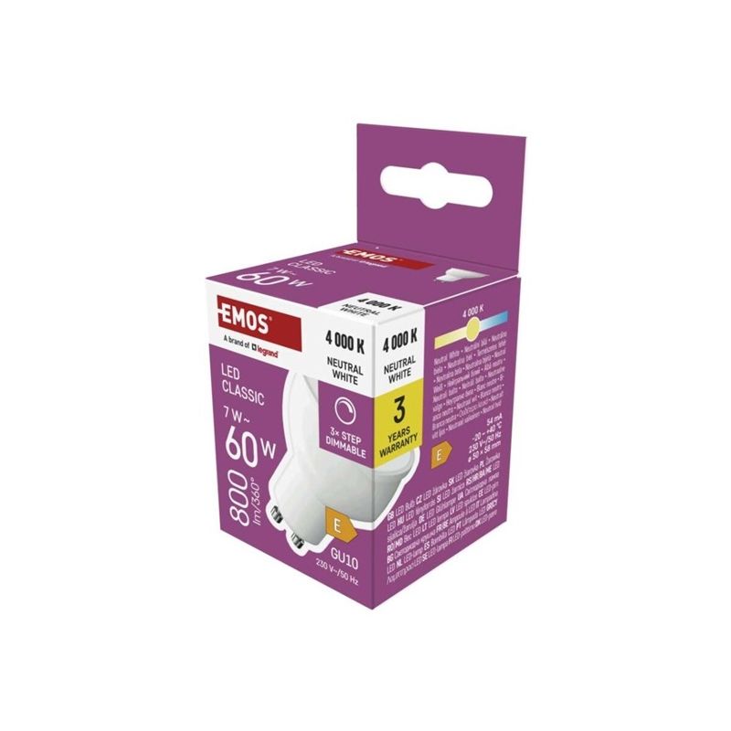 Emos ZQ8E44S LED žárovka Classic MR16 / - 1
