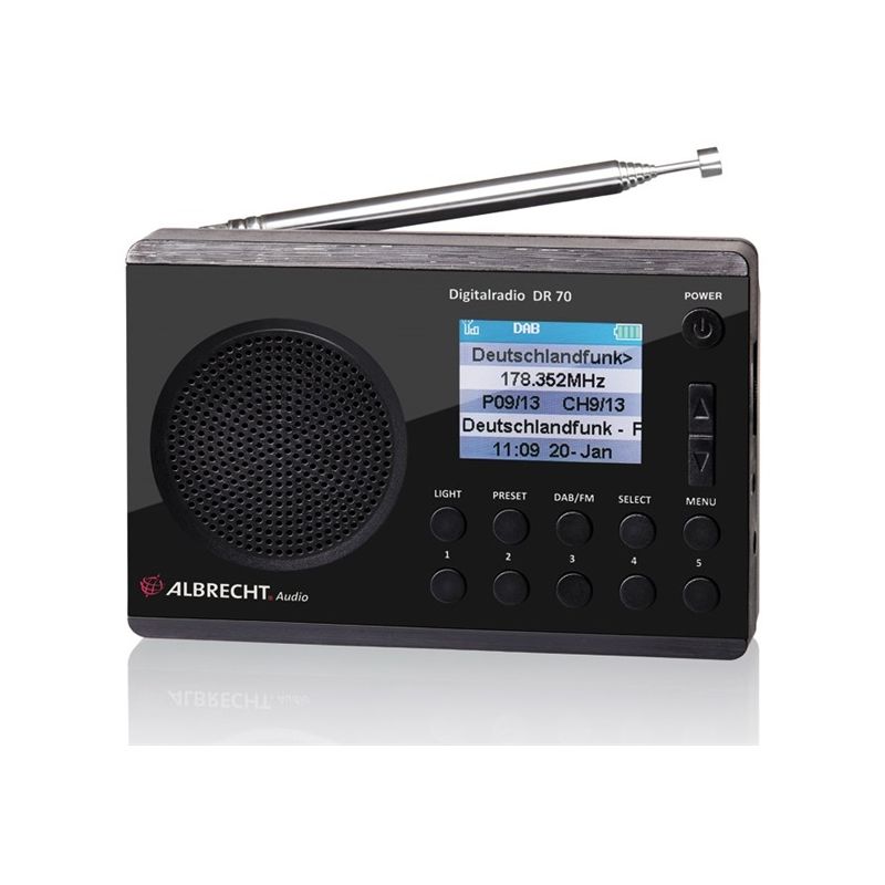 Albrecht DR 70 - DAB+/FM přenosné rádio - 1